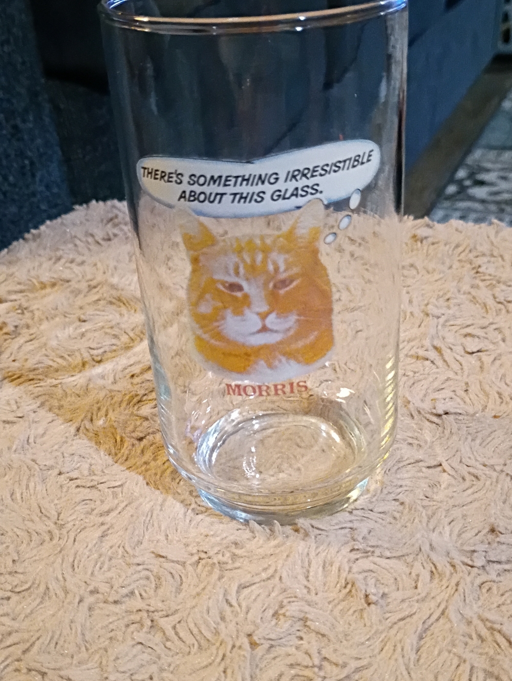 Vintage 1981 Libbey Morris The  Cat Glass